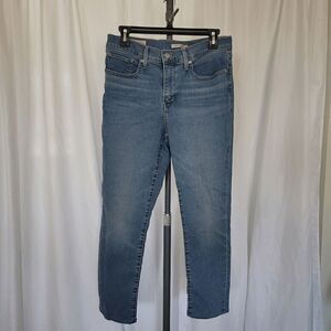 levis womens big E shaping skinny jeans size 30W